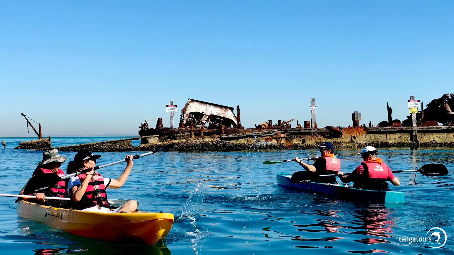 Explore Tangalooma by Clear Bottom Kayak