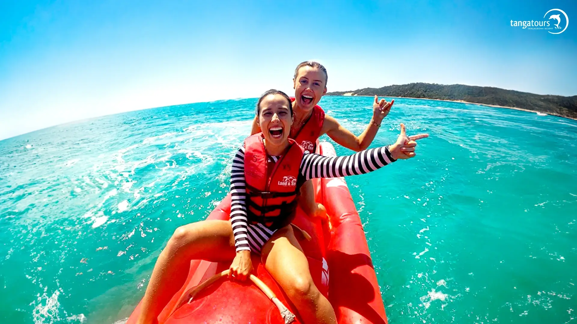 Extreme Banana Boat Ride Tangalooma