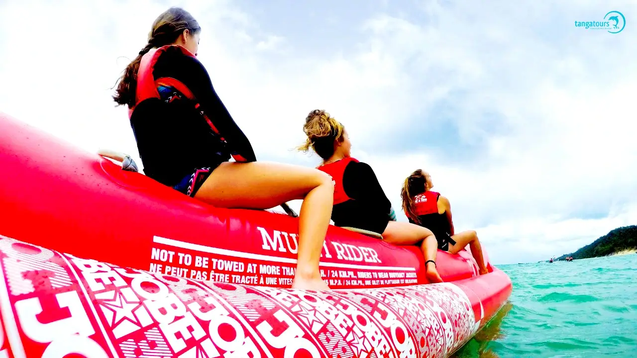 Fun Banana Boat Rides with Tangatours