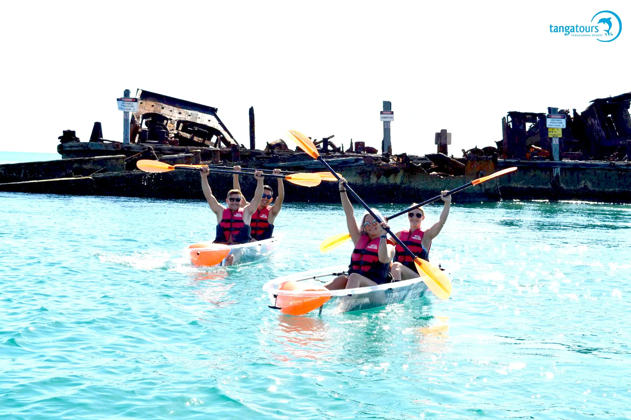Tangalooma Clear Bottom Kayak Day Tour