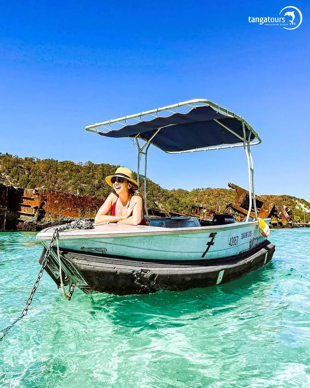 Tangalooma Motor Boat Rental with Tangatours