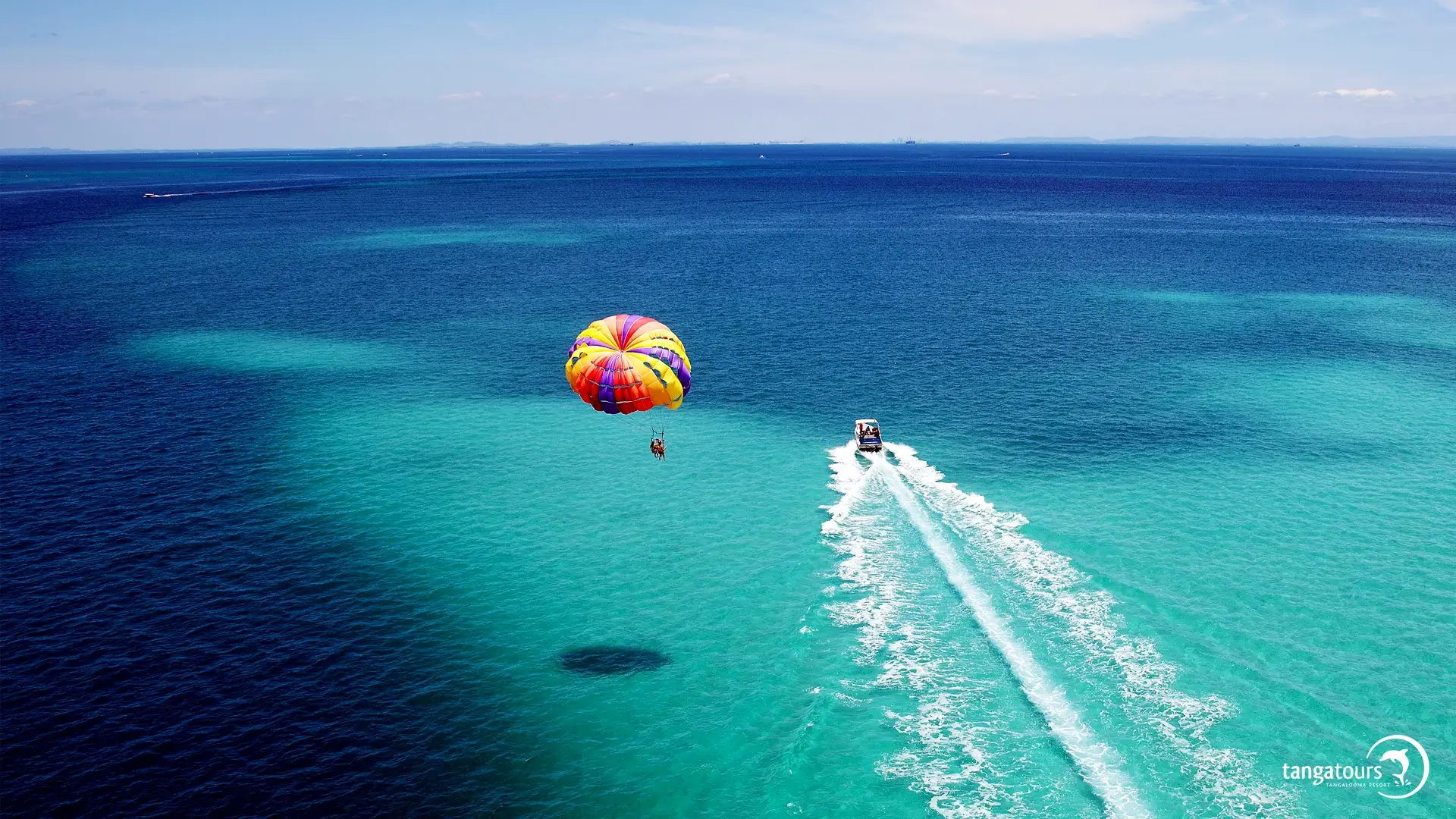 Tangalooma Parasail Tour Moreton Island